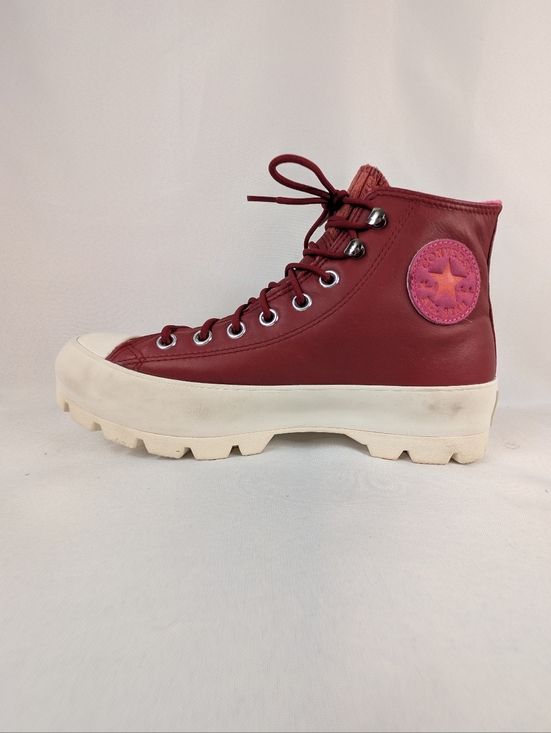 Converse Shoes - Converse Chuck Lugged Winter Gore-Tex Burgundy Leather Boot Womens Size 9